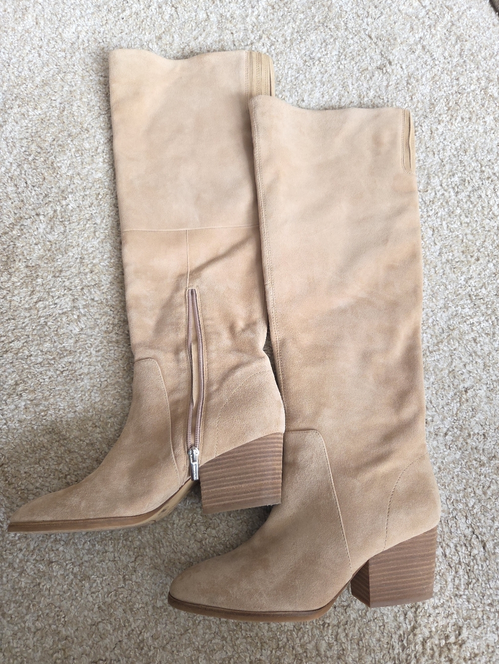 Vince Camuto Over The Knee Suede Boots